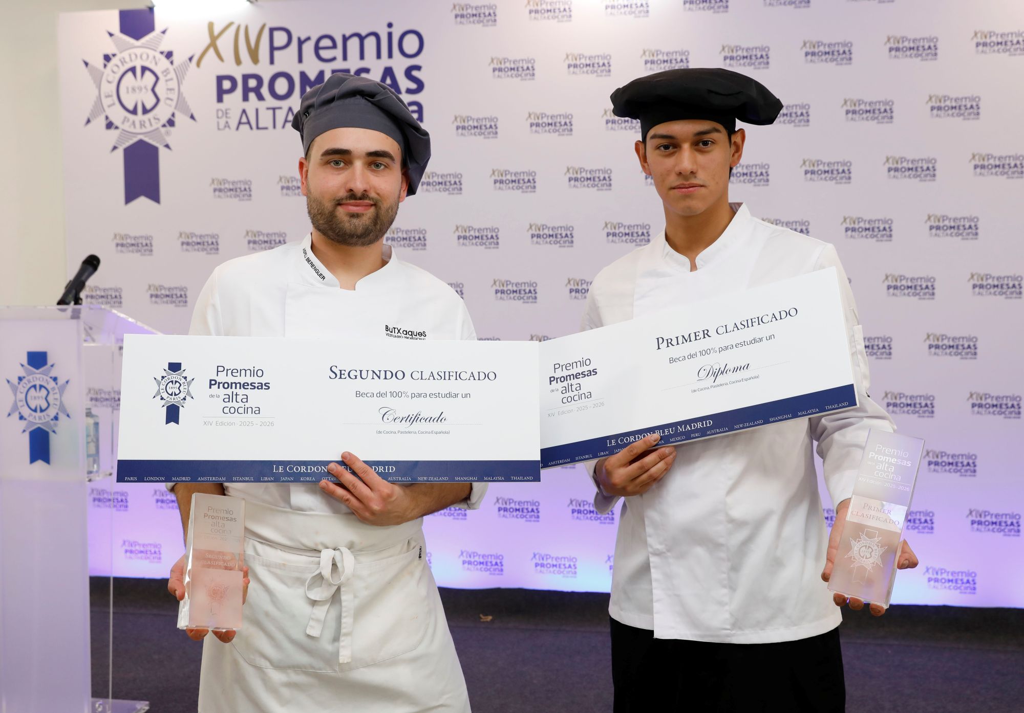 Gabriel Navarro, ganador de la XIV edición del Premio promesas de la alta cocina