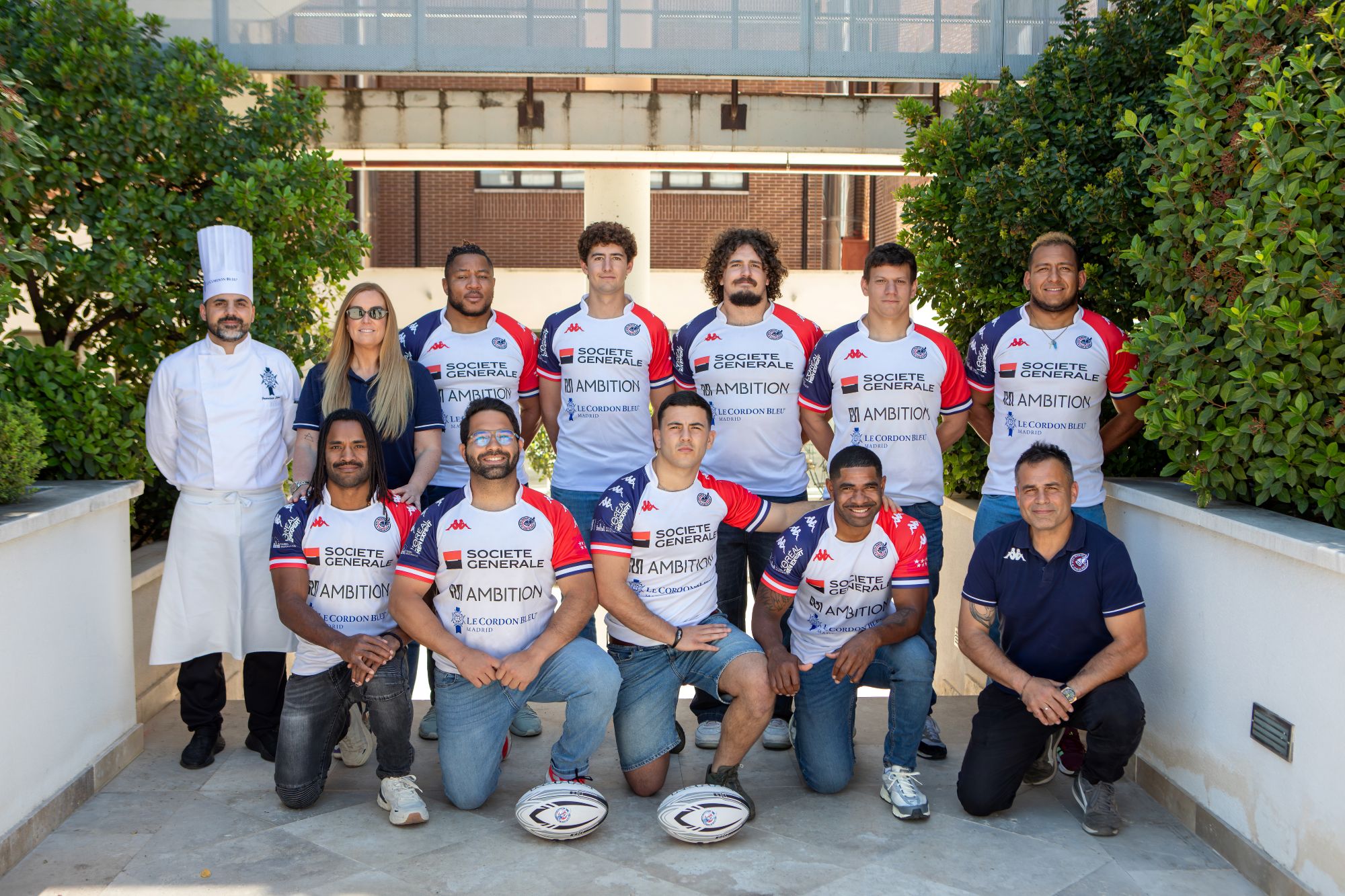 Visit of the Liceo Francés Rugby Club to Le Cordon Bleu Madrid