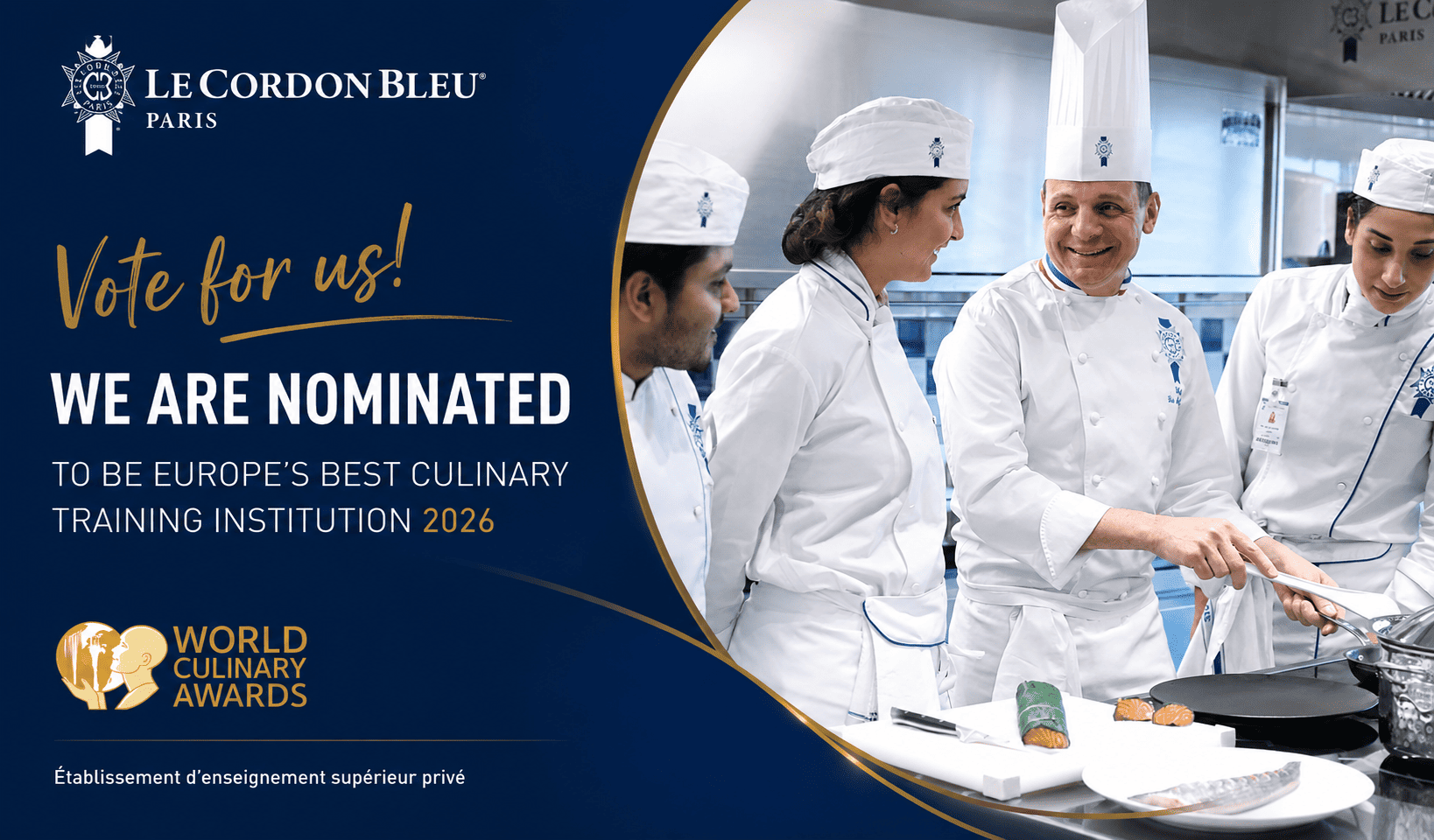 Votez pour Le Cordon Bleu Paris