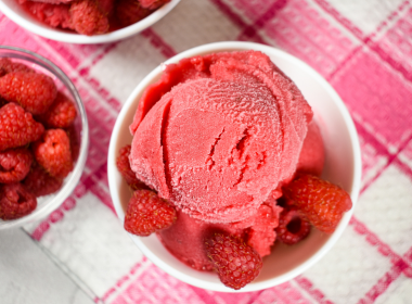 Raspberry Sorbet Recipe by Rebecca Frey