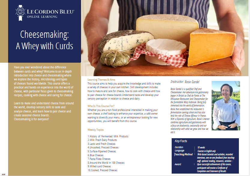 Cheesemaking: A Whey with Curds
