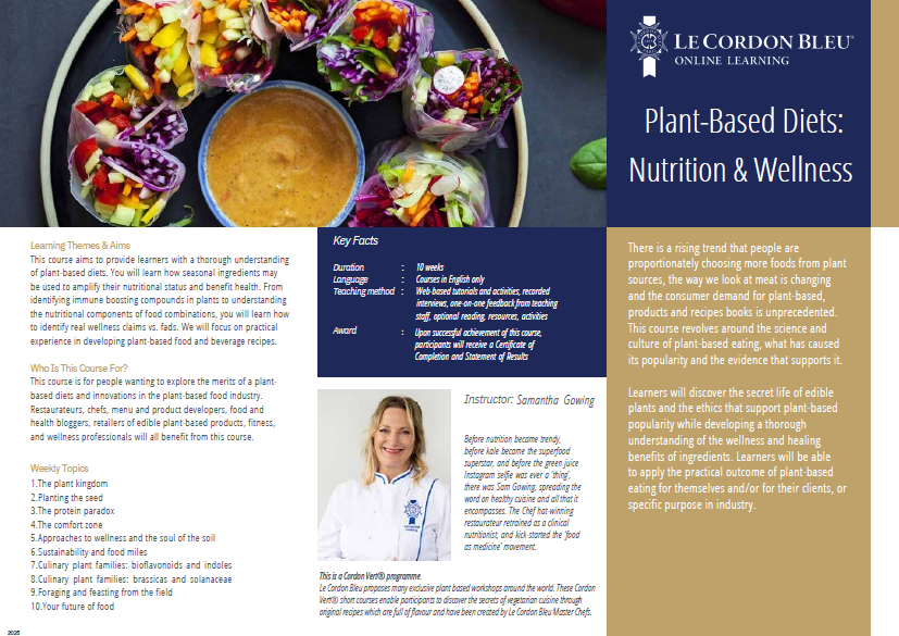 Plant-based Diets: Nutrition and Wellness