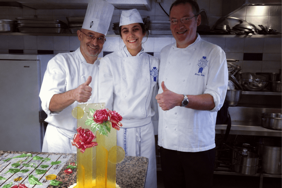 Juliana Gueiros at Le Cordon Bleu Paris Juliana Gueiros at Le Cordon Bleu Paris