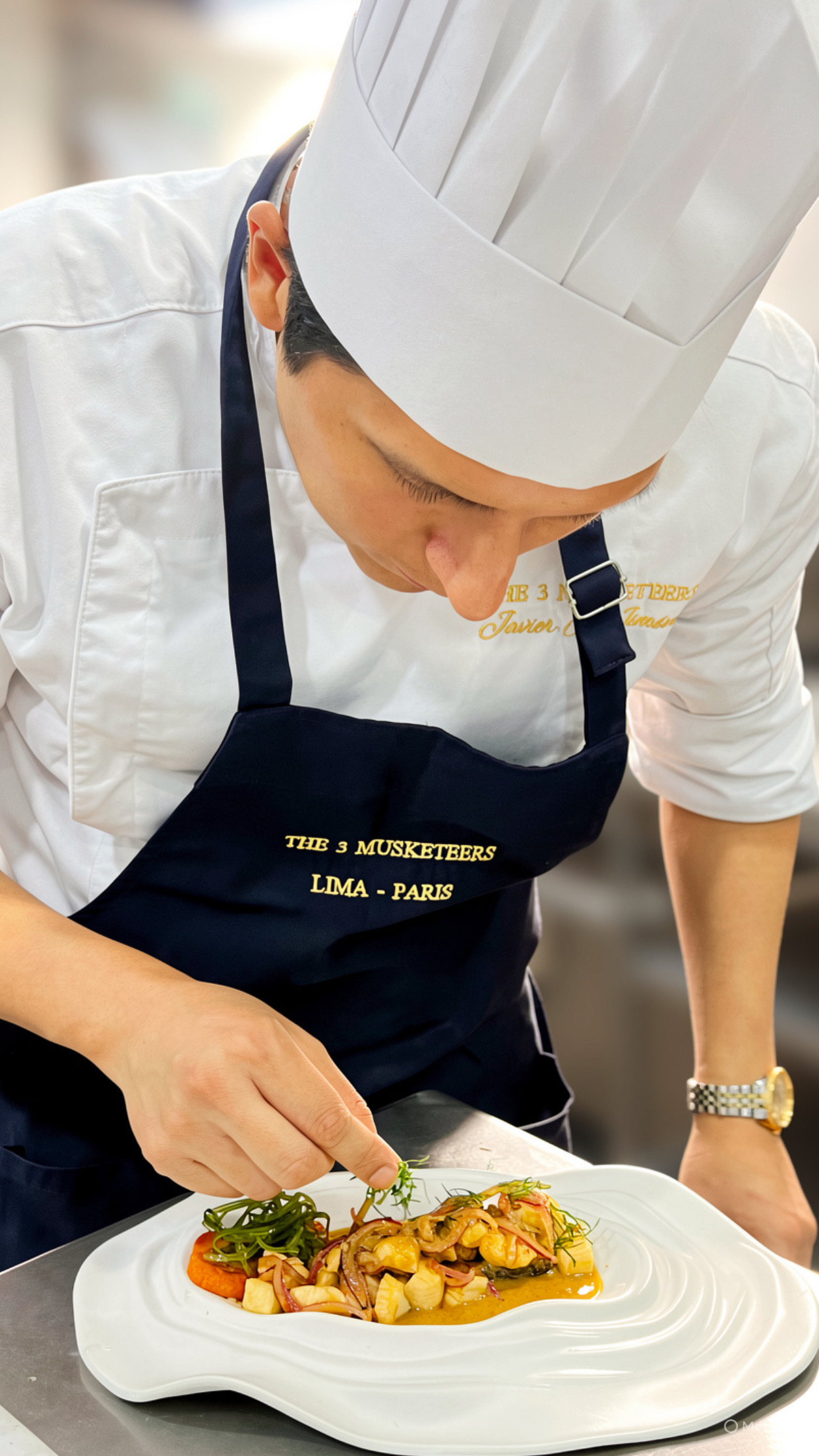 Javier Jim&eacute;nez en cuisine