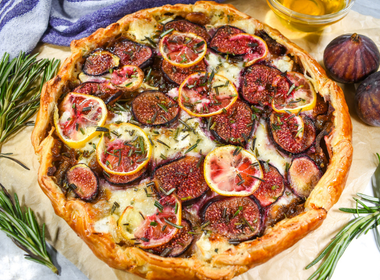 Fig and Goats' Cheese Tart by Rebecca Frey
