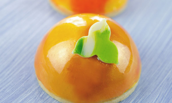 Try this delicious recipe for peach domes